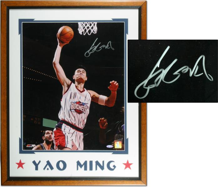 Ảnh đẹp chữ ký của Yao Ming