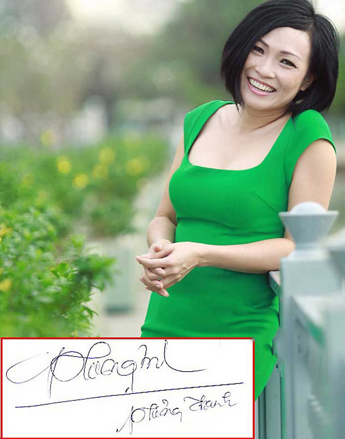 Chữ ký đẹp của Phương Thanh