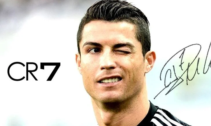 Chữ ký đẹp của Ronaldo CR7