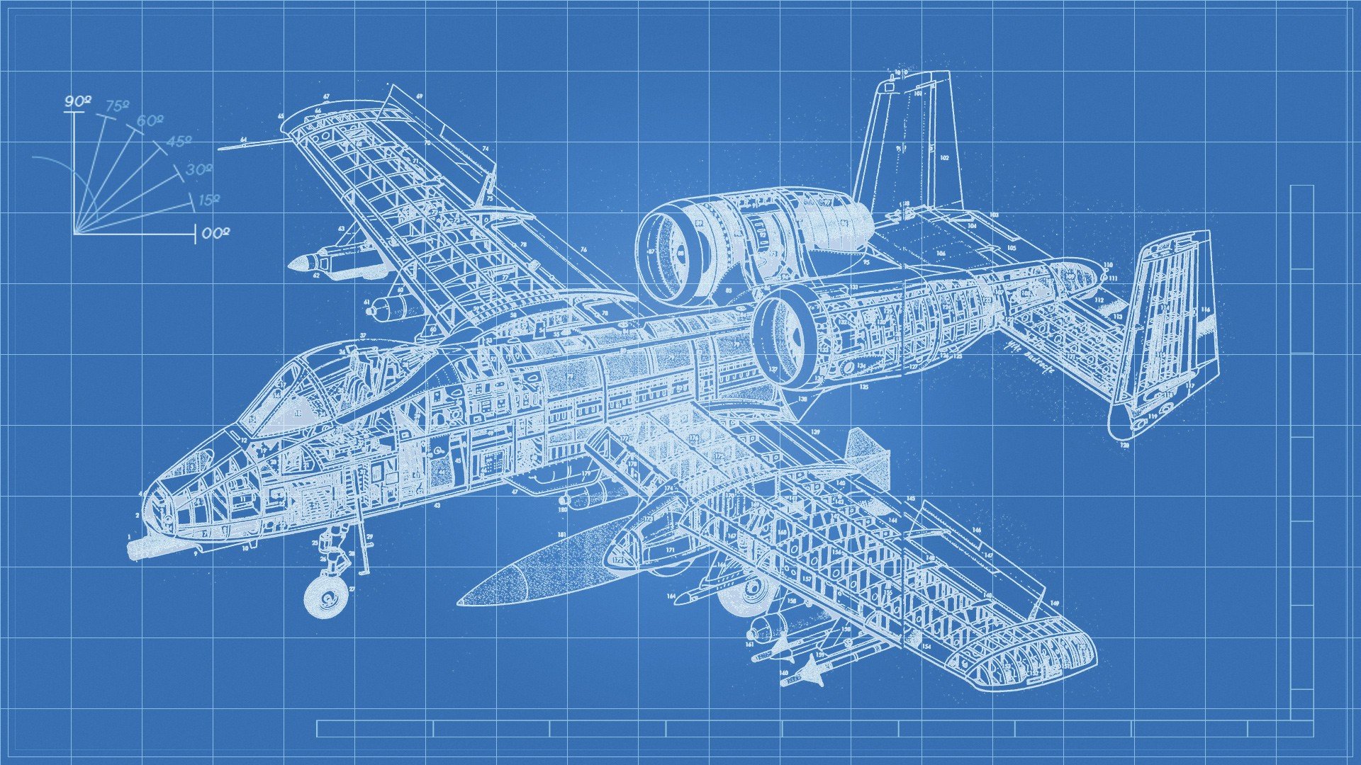 Hình nền công nghệ máy bay 3D