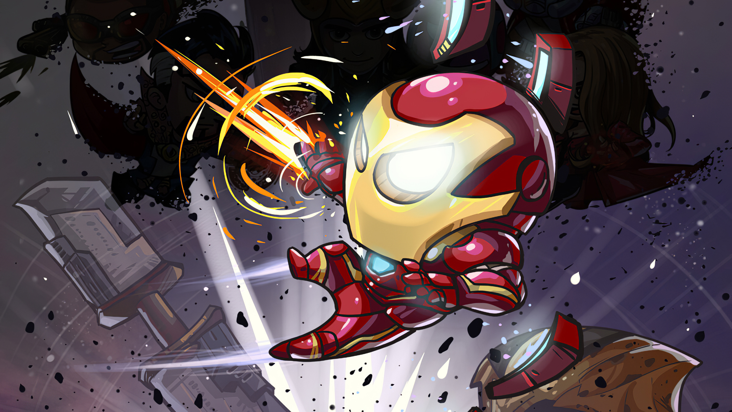 Ảnh Iron Man chibi chất lượng cao