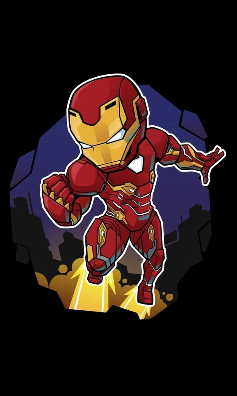 Ảnh Iron Man chibi chất nhất