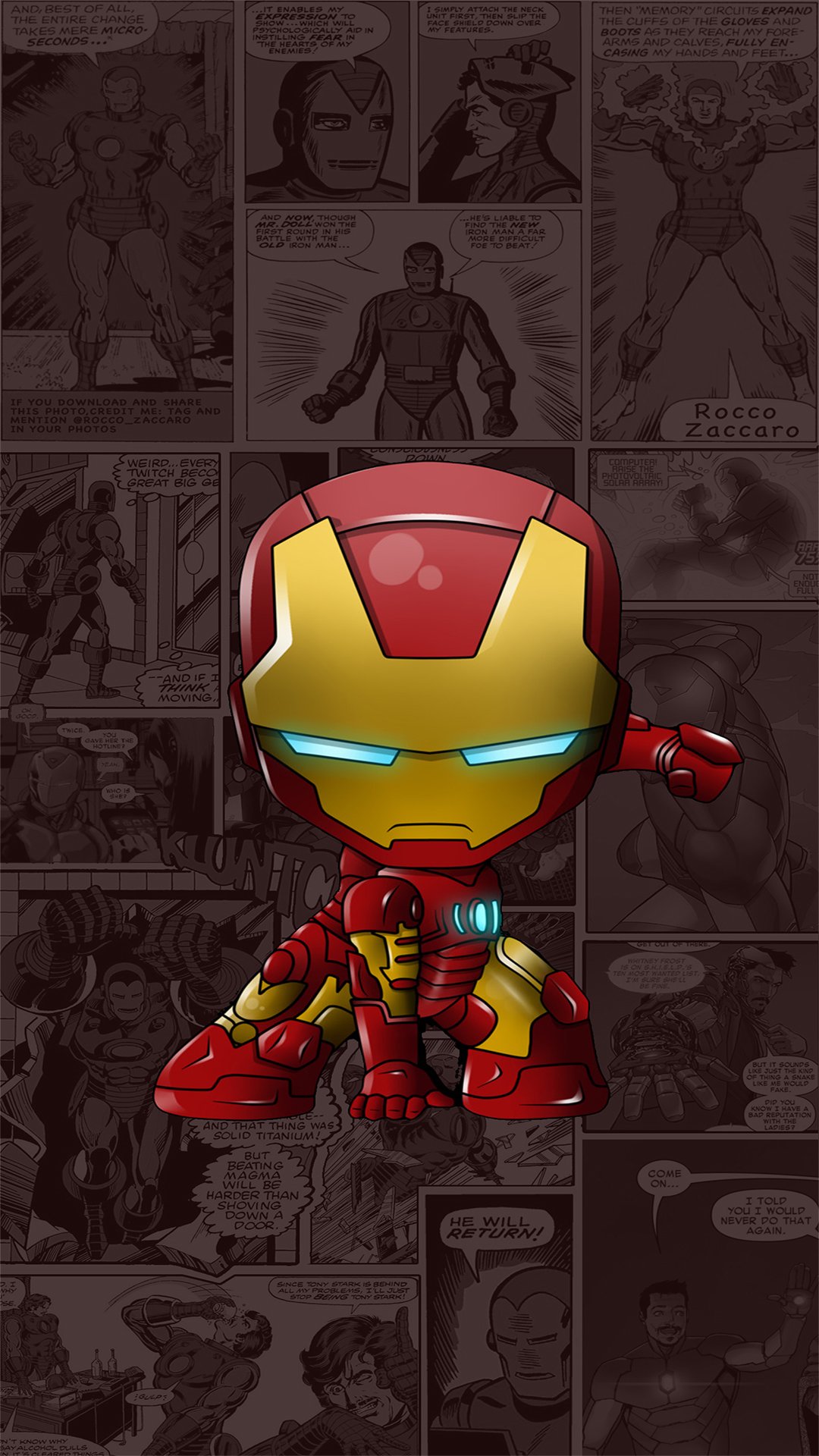Ảnh Iron Man chibi đẹp