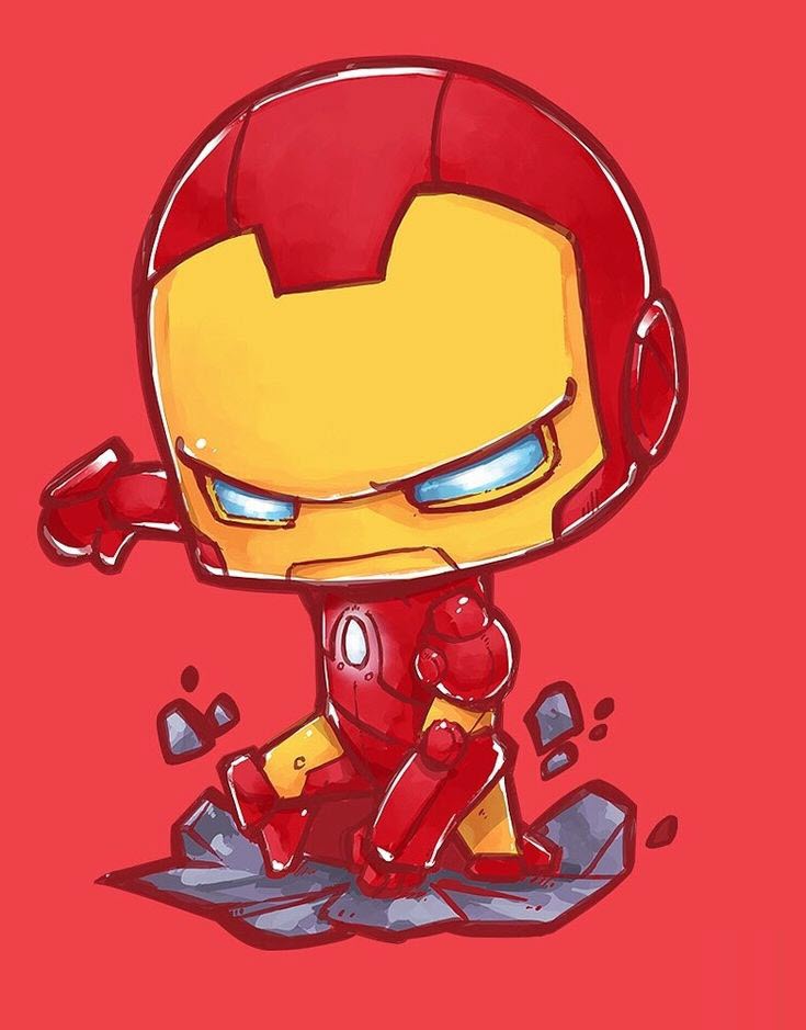 Ảnh Iron Man chibi tức giận