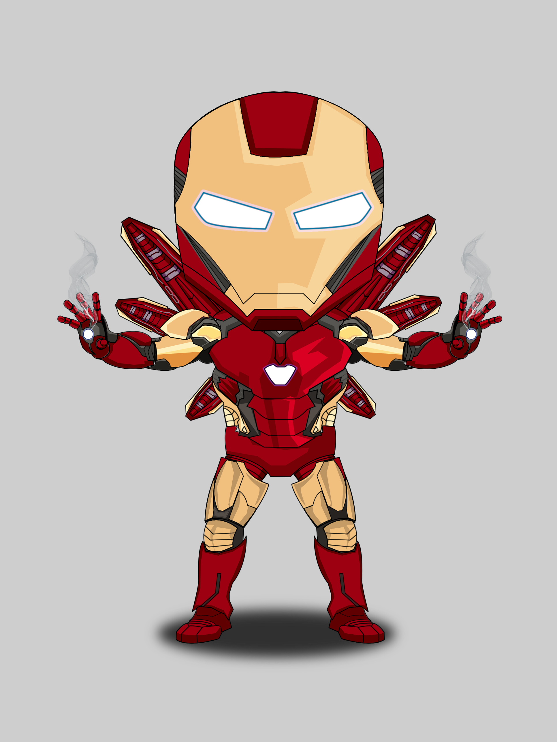 Hình ảnh Iron Man chibi 2K