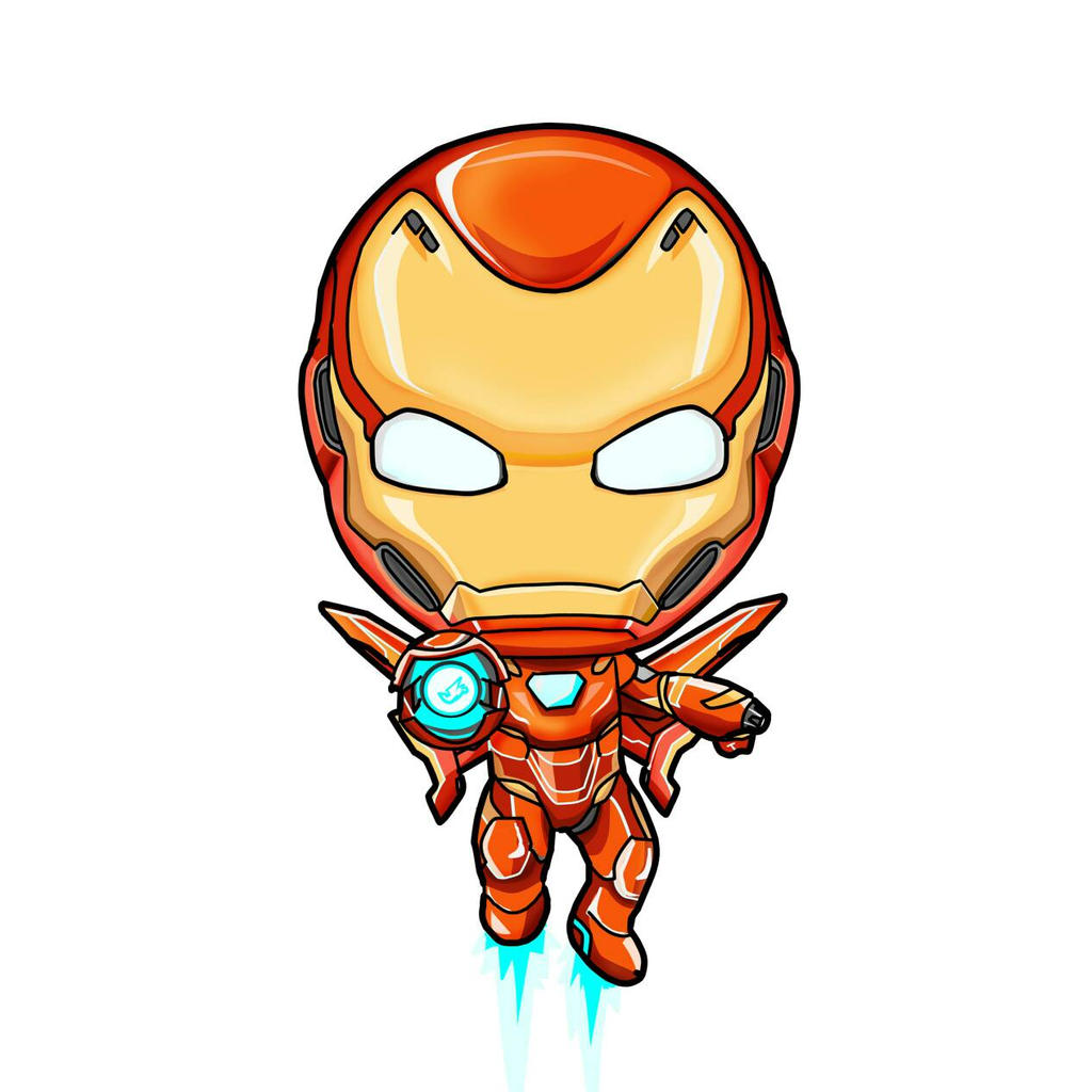 Hình ảnh Iron Man chibi cực ngầu