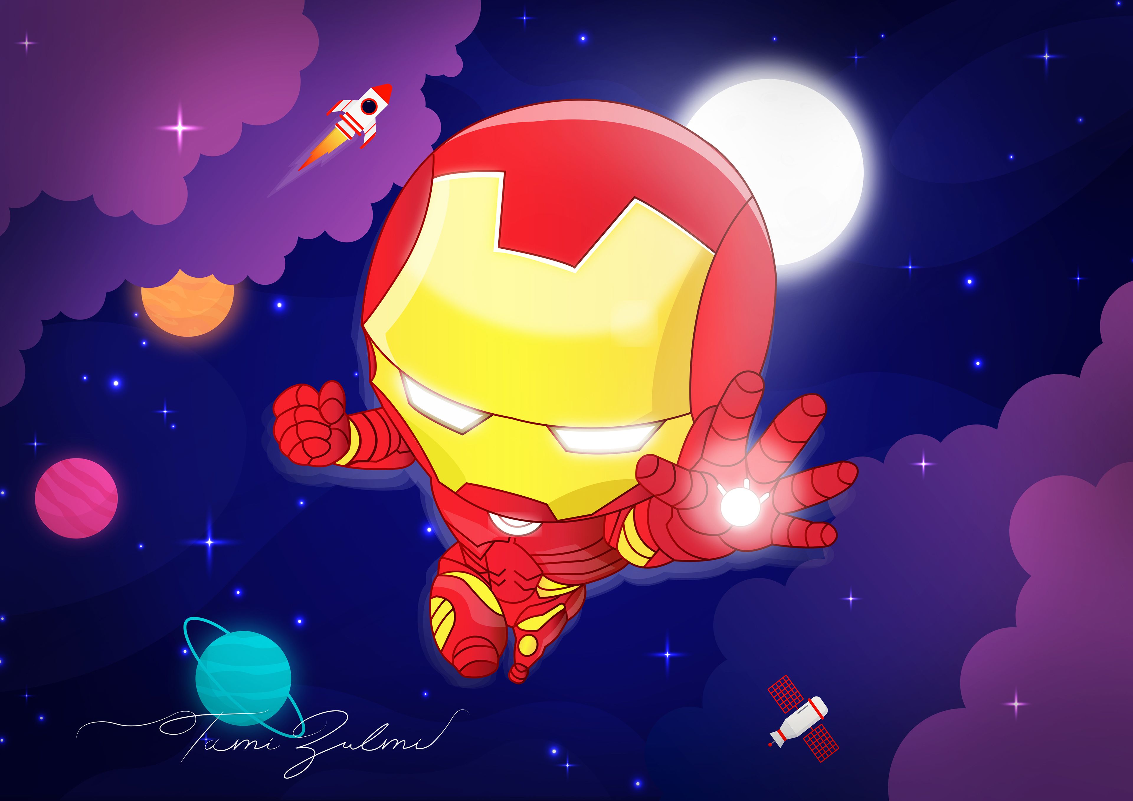 Hình ảnh Iron Man chibi cute