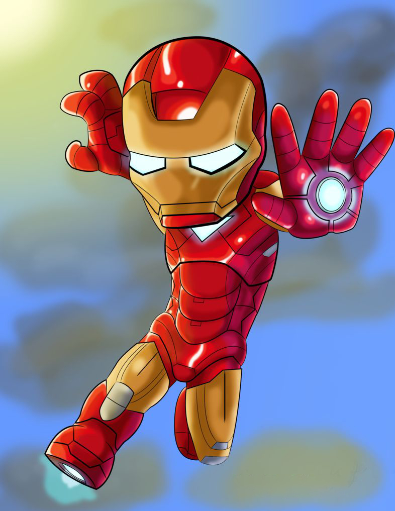 Hình ảnh Iron Man chibi ngầu nhất
