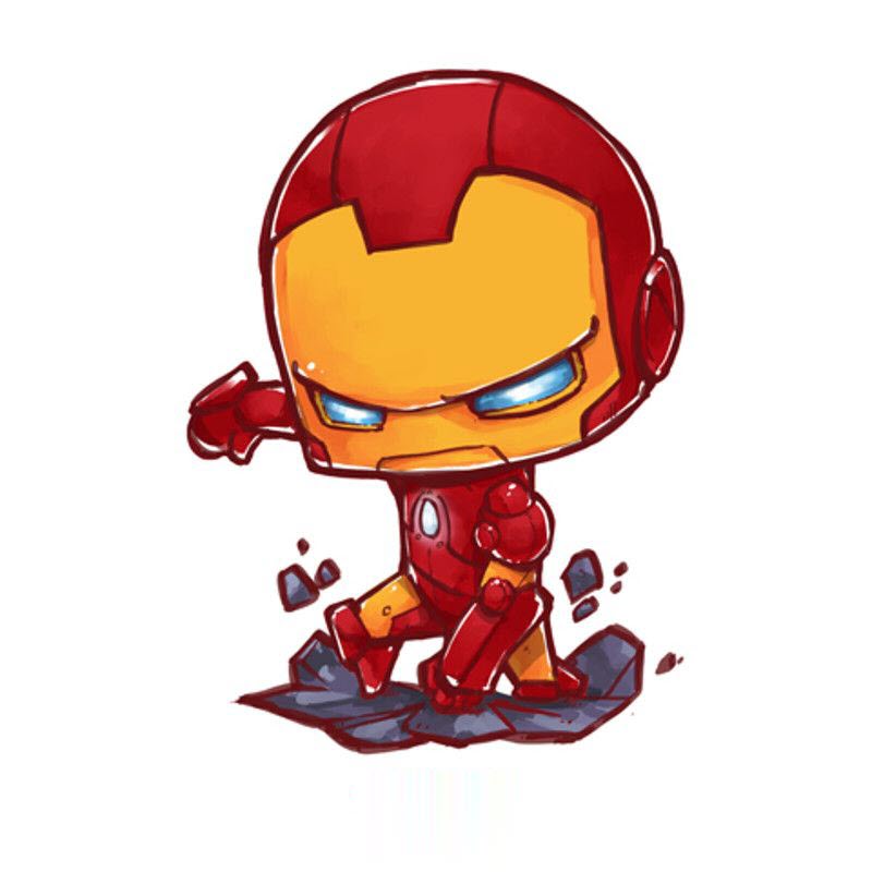 Hình Iron Man chibi ngầu
