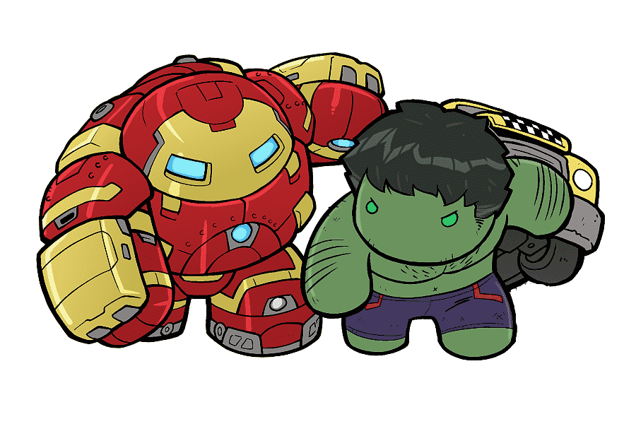 Hình Iron Man chibi
