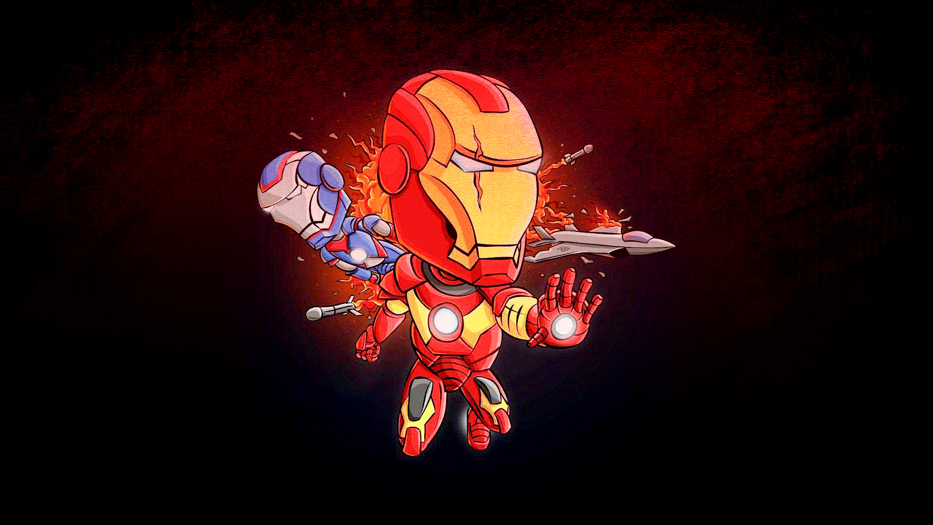 Iron Man chibi đẹp, ngầu