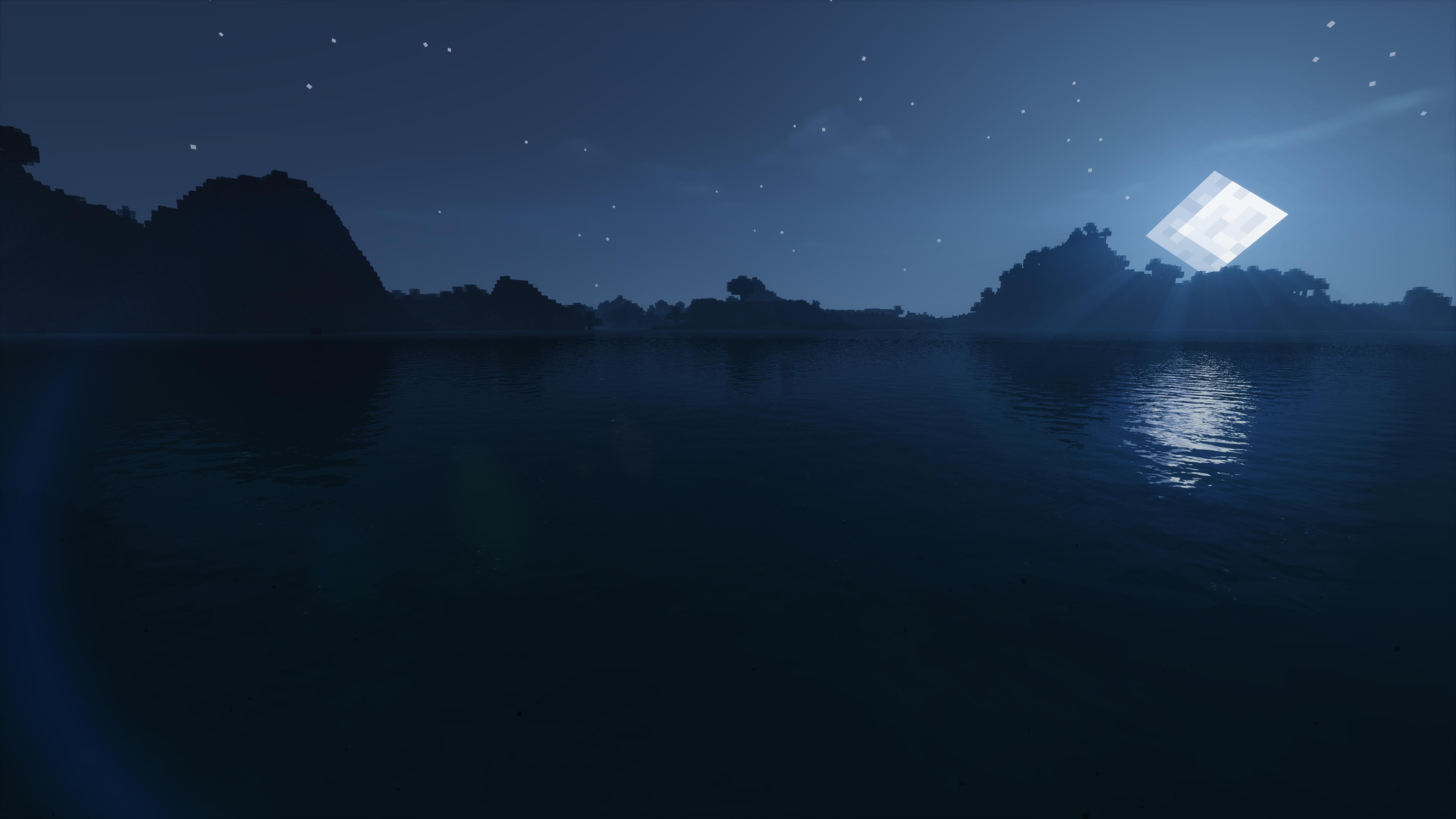 Hình nền Minecraft về đêm