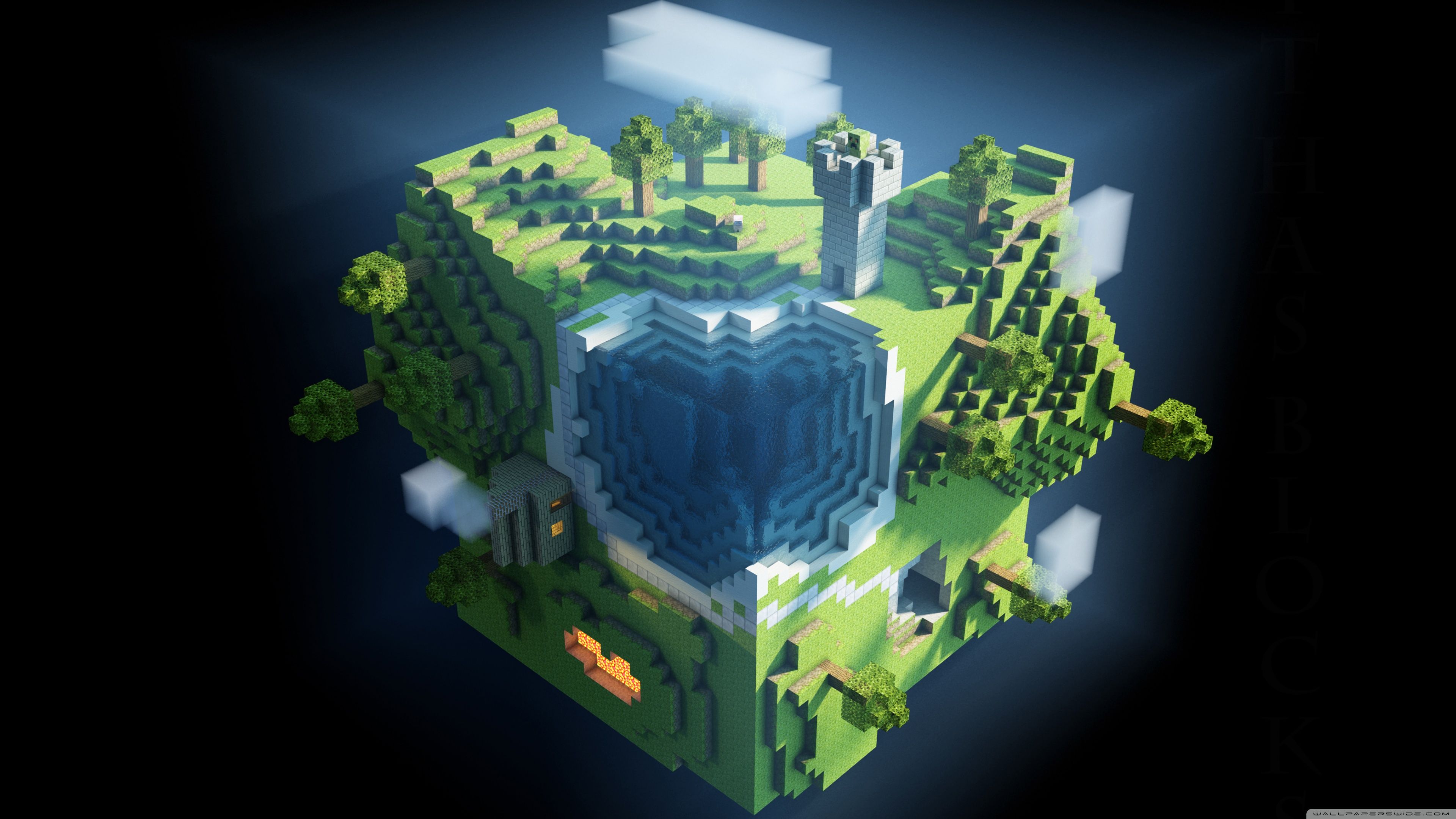 Wallpaper 4K thế giới Minecraft