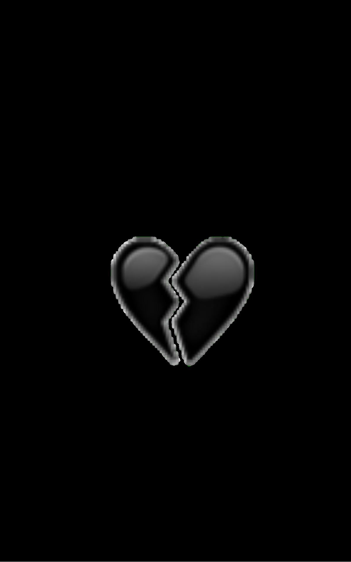 Ảnh trái khoáy tim vỡ black color rất đẹp nhất