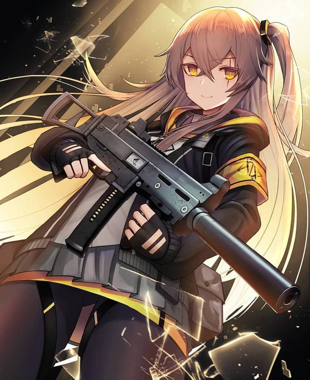 Hình ảnh Anime cầm súng tuyệt đẹp