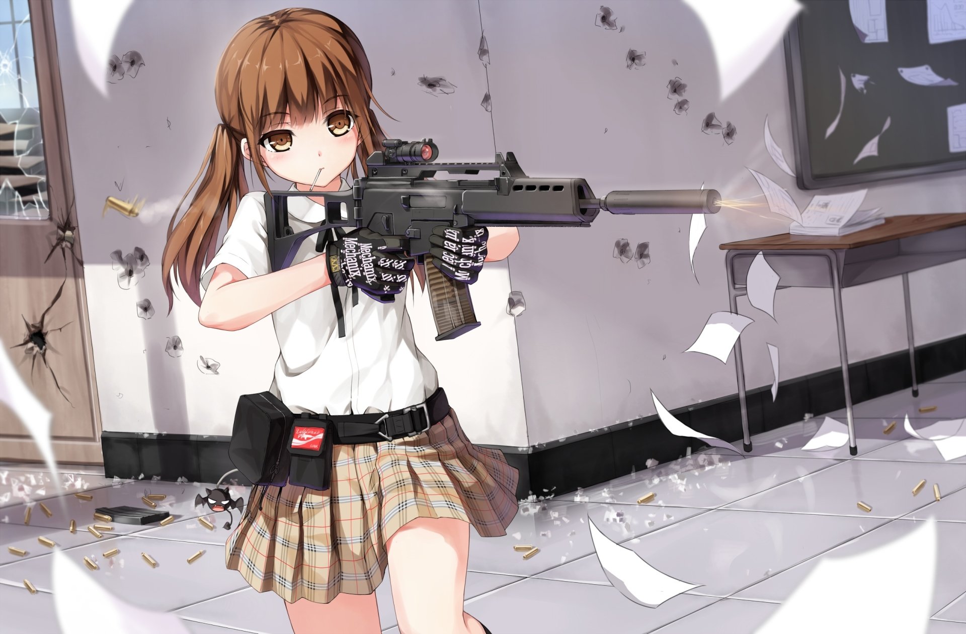 Hình ảnh Anime nữ bắn súng đẹp nhất