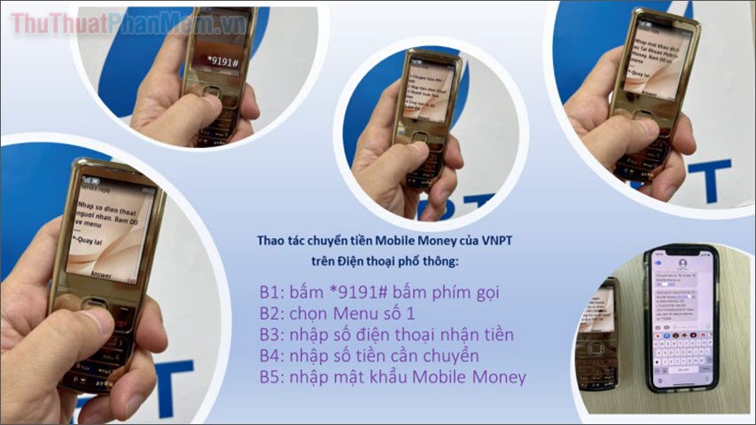 Quá trình kích hoạt dịch vụ Mobile Money trên Vinaphone rất đơn giản và thuận tiện