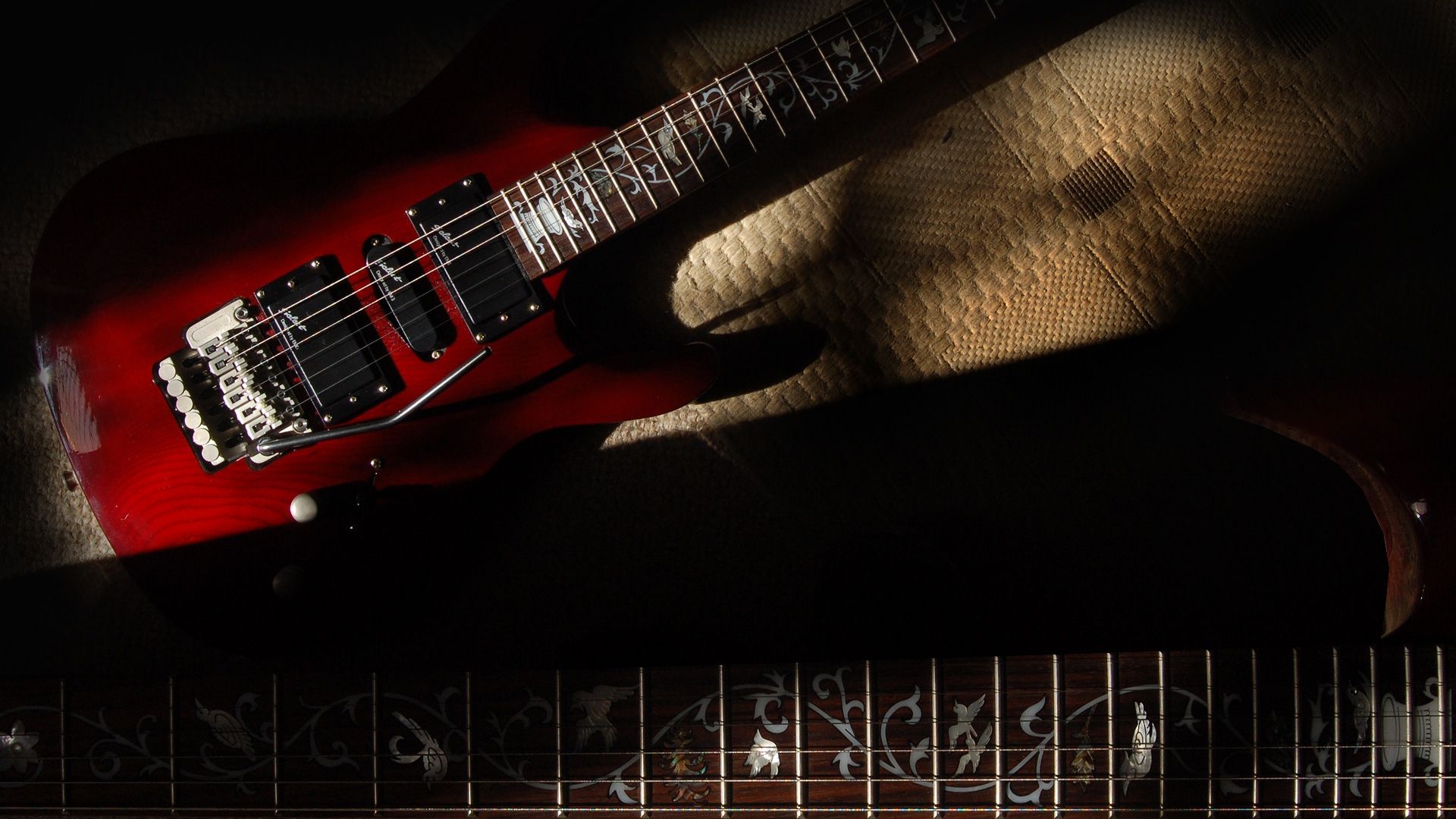 Hình ảnh cây đàn guitar điện buồn đẹp