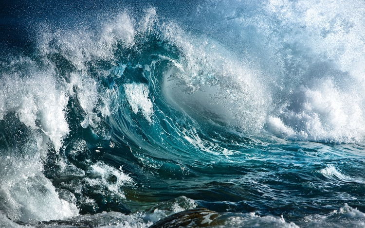 Hình nền sóng biển nghệ thuật