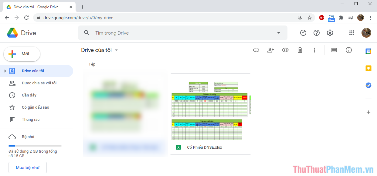 Quá trình tải file Excel lên Google Drive sẽ kéo dài từ 1-3 phút