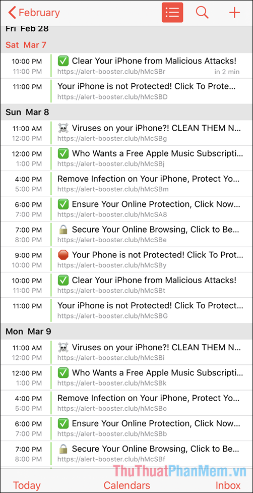 Tại sao iPhone, iPad bị thông báo rác, cảnh báo, lời nhắc, thông báo Virus