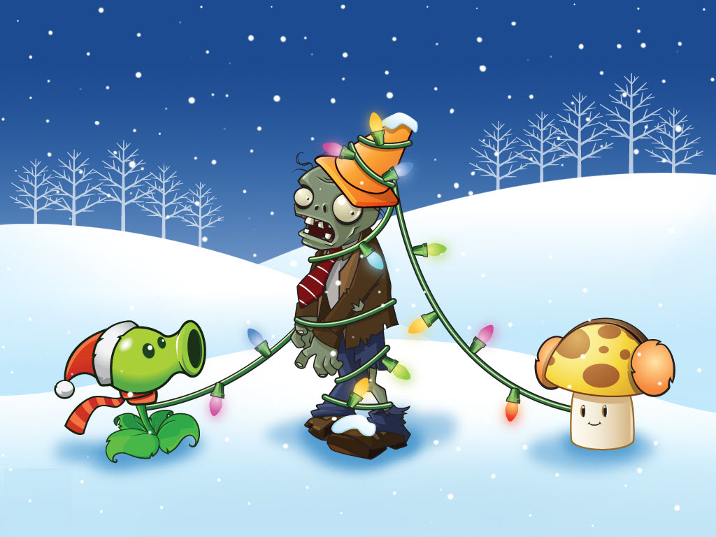 Hình ảnh của trò chơi Giáng sinh Plants vs Zombies