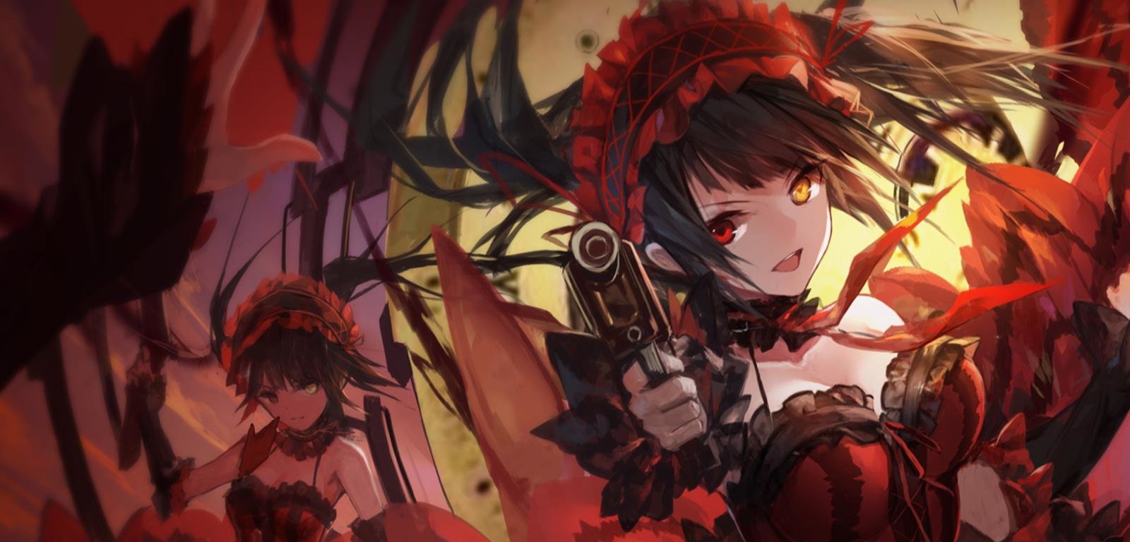Hình hình họa Kurumi ráng súng đẹp nhất nhất