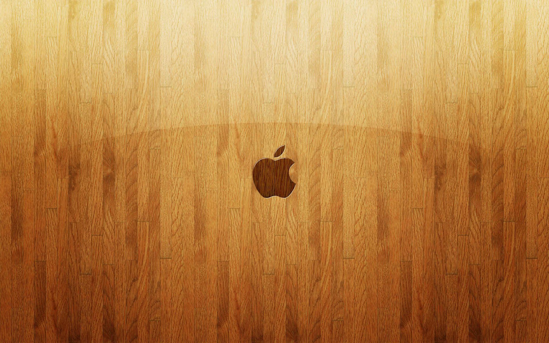 Hình nền gỗ Apple