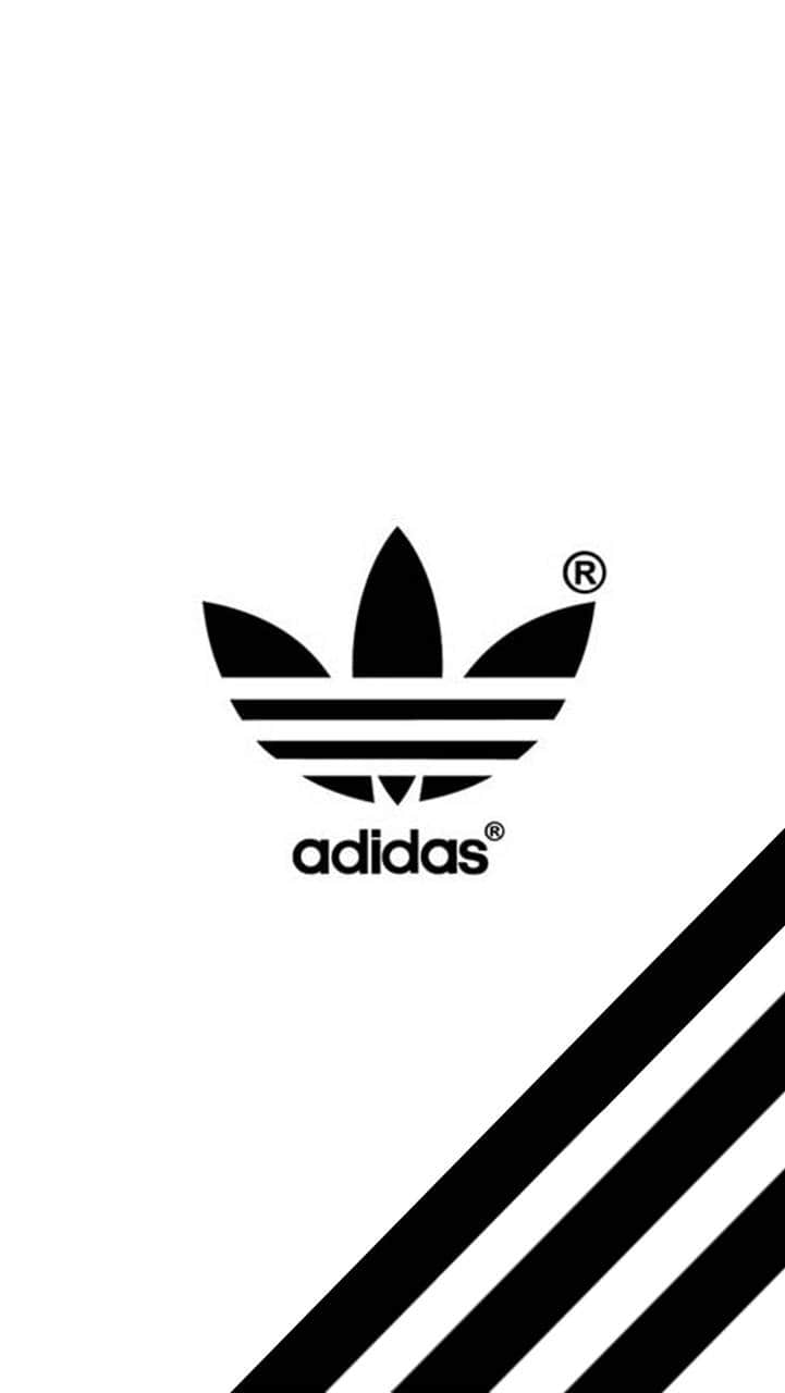 Hình ảnh Adidas trắng đen