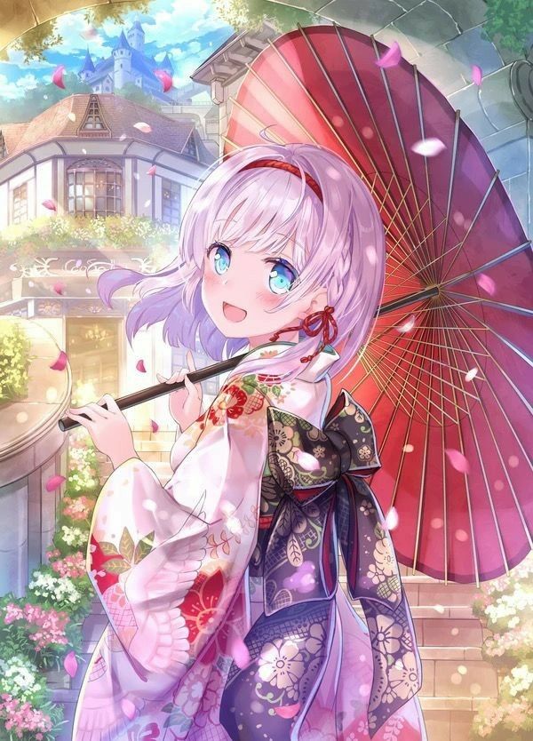 Ảnh Anime Kimono chất lượng cao