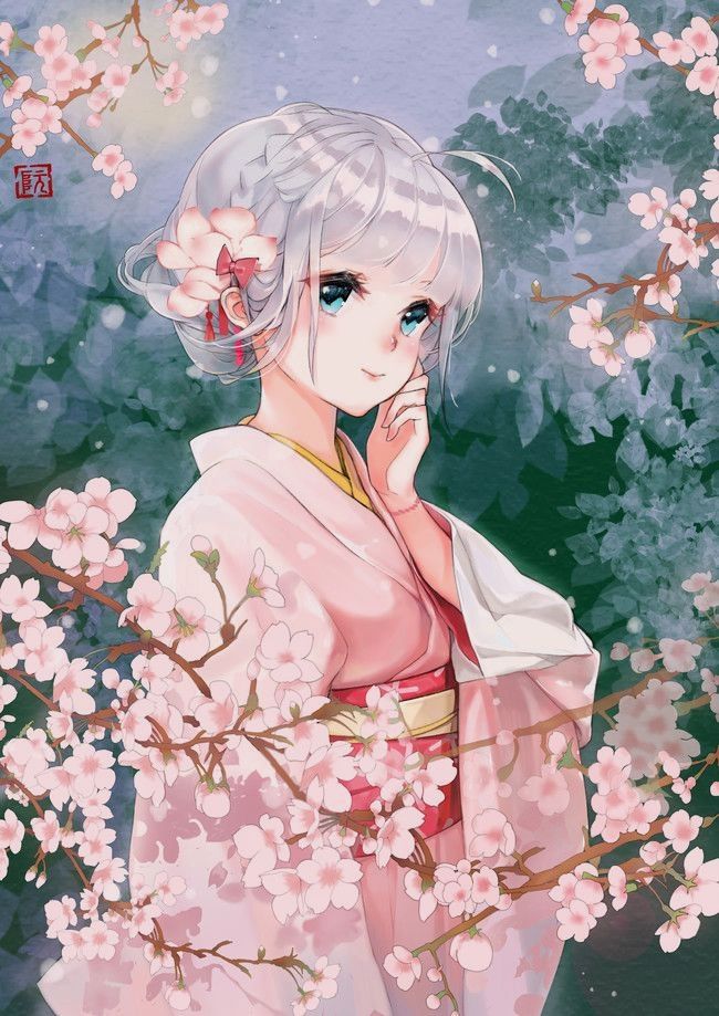 Ảnh Anime Kimono đẹp nhất