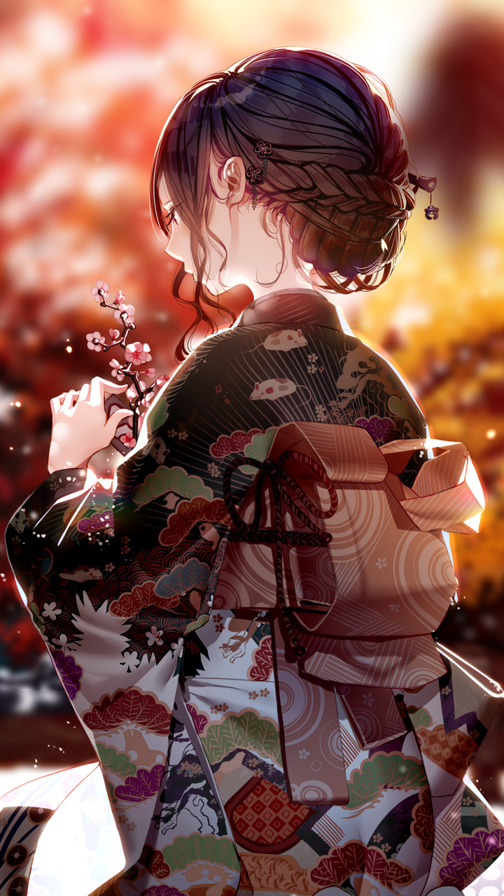 Ảnh Anime Kimono HD