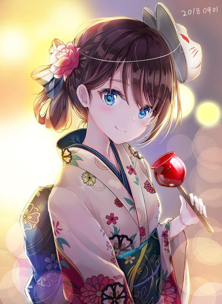 Ảnh Anime Kimono Nhật Bản