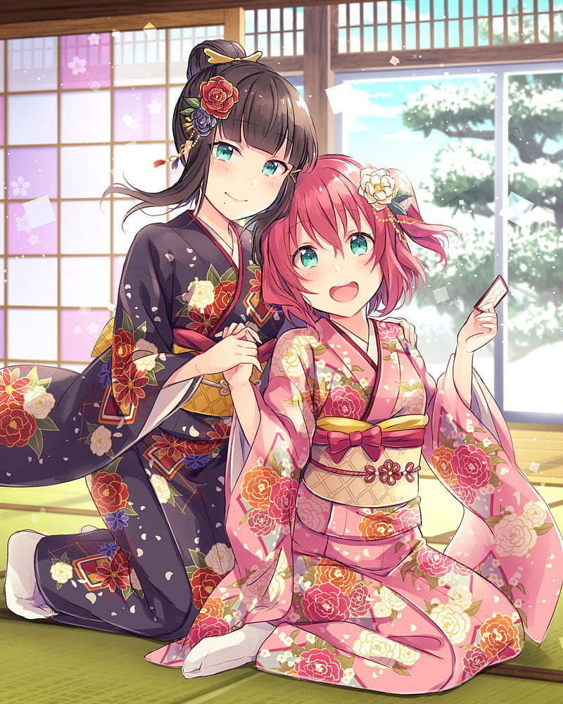 Hình ảnh Anime Kimono dễ thương cute