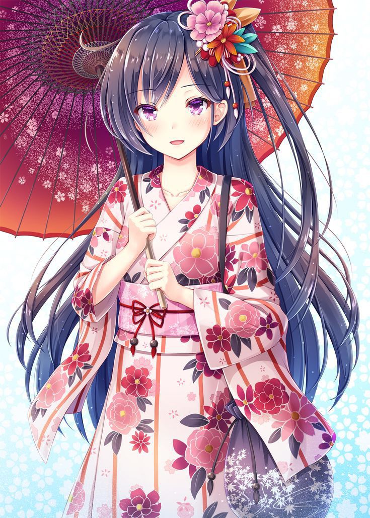 Hình ảnh Anime Kimono tuyệt đẹp