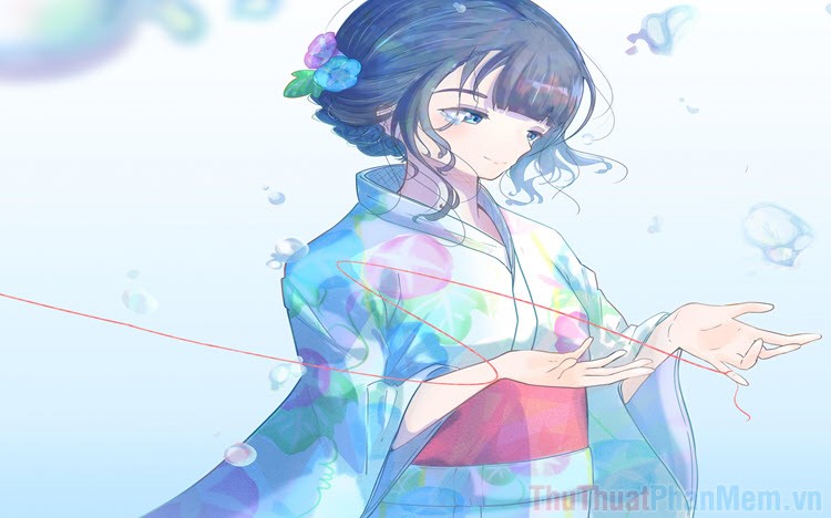 Cách vẽ kimono - dành cho những bạn yêu vẽ tranh Nhật Bản