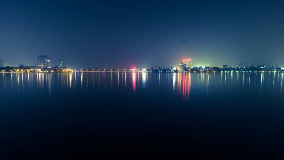 Ảnh đẹp Hồ Tây về đêm