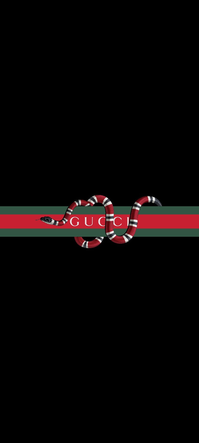 Ảnh logo Gucci vàng nền đen cực đẹp
