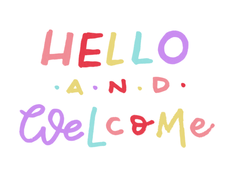 Hình ảnh động chữ Welcome