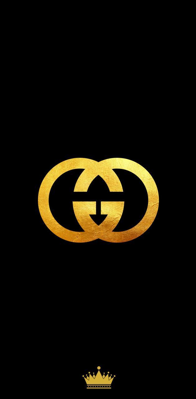 Hình logo Gucci nền đen