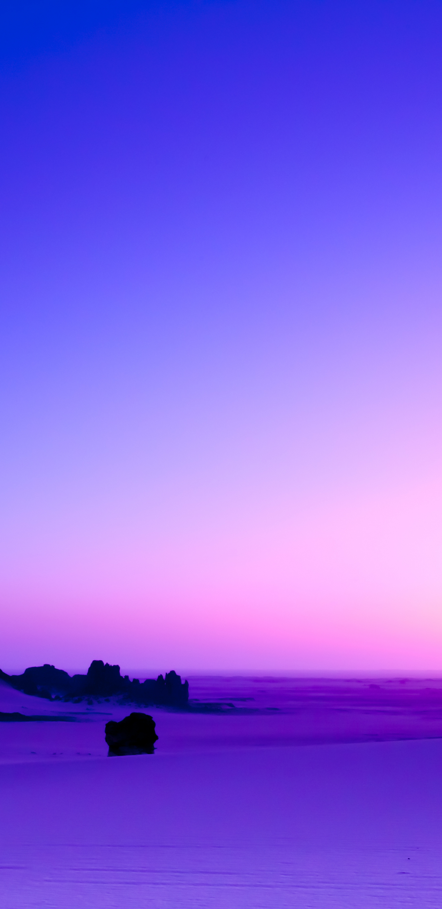 Hình ảnh bầu trời hoàng hôn màu tím cho điện thoại