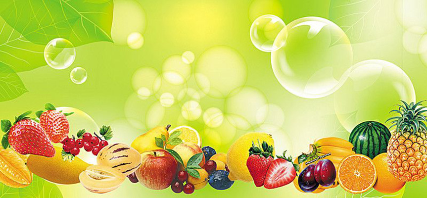 Background các loại trái cây