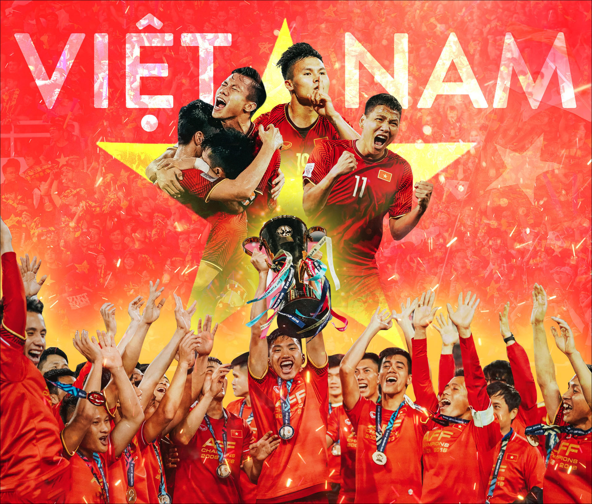 Ảnh đội tuyển Việt Nam tuyệt đẹp