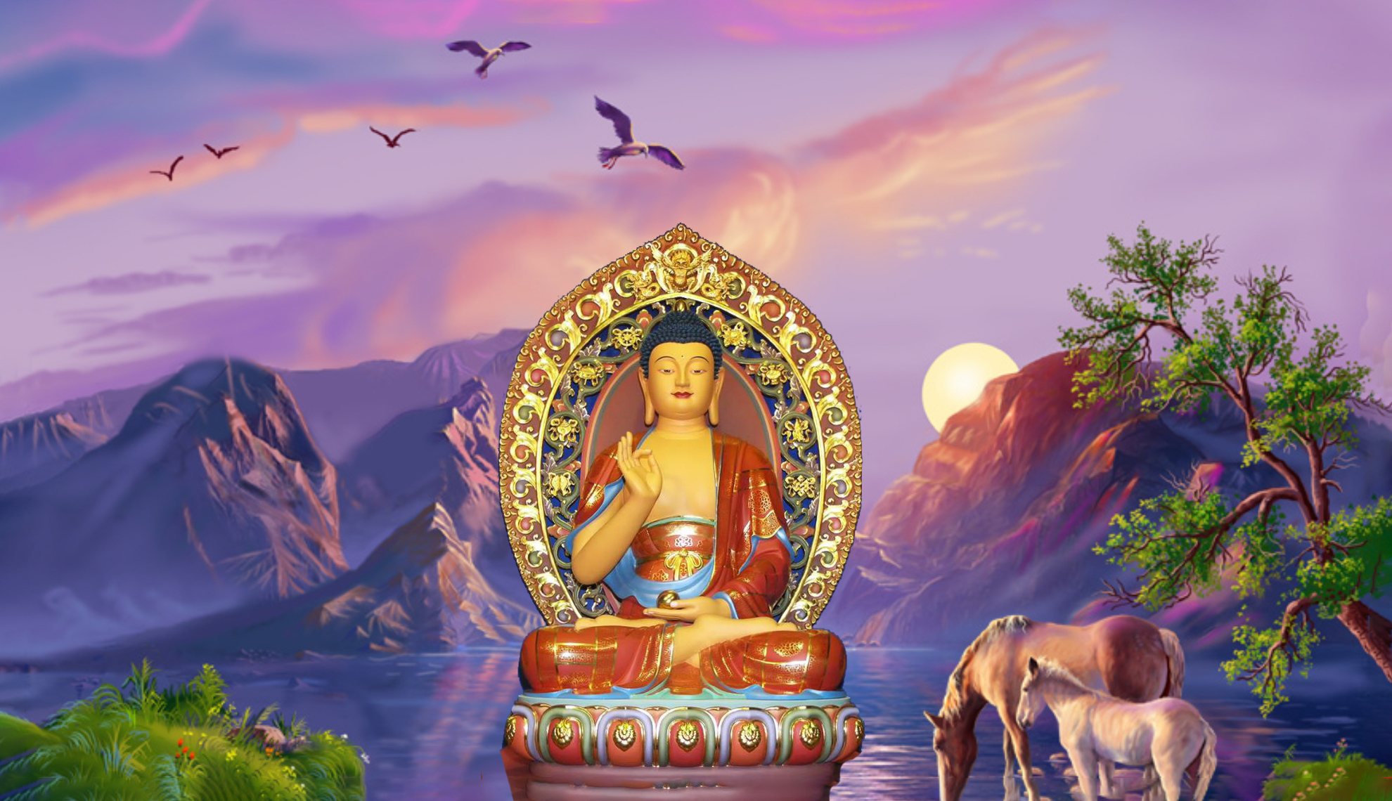 Hình nền Phật Dược Sư cho máy tính
