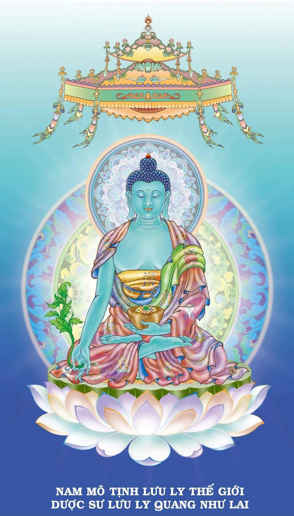 Hình nền Phật Dược Sư tuyệt đẹp