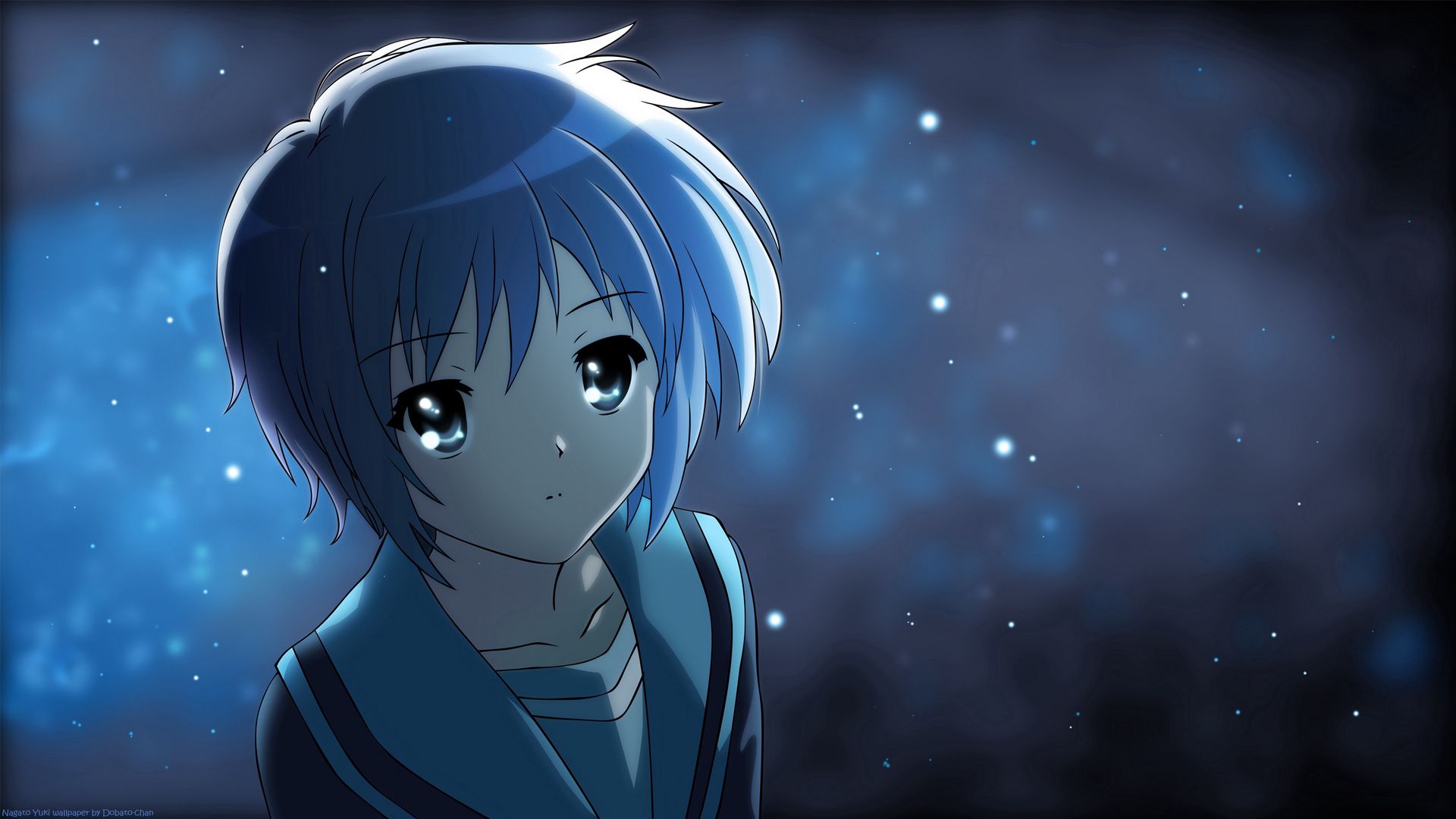Background Anime cô gái khóc