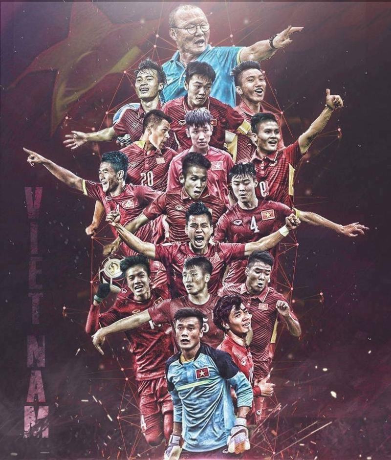 Hình ảnh đội tuyển bóng đá Việt Nam