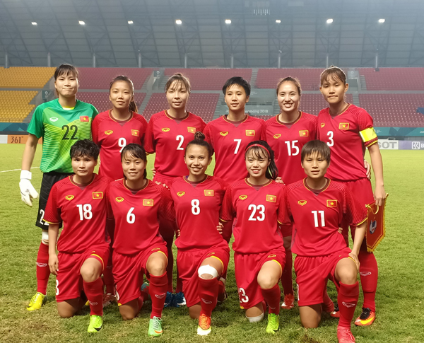 Hình hình ảnh team tuyển chọn phái nữ Việt Nam