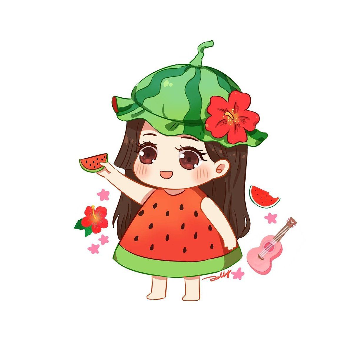 Hình chibi cute dễ dàng vẽ