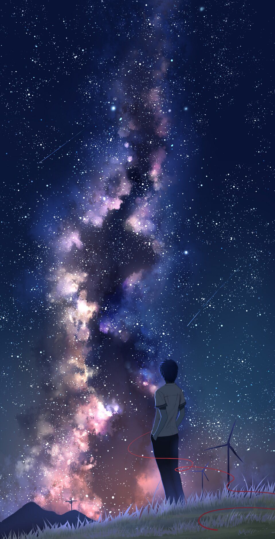 Hình ảnh điện thoại Anime Night sky